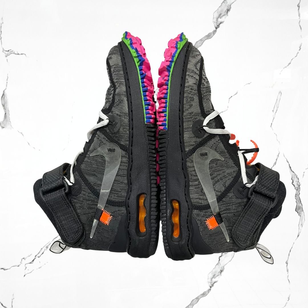Nike Air Force 1 Mid Off - White Black (De Uso) - Urban Utility