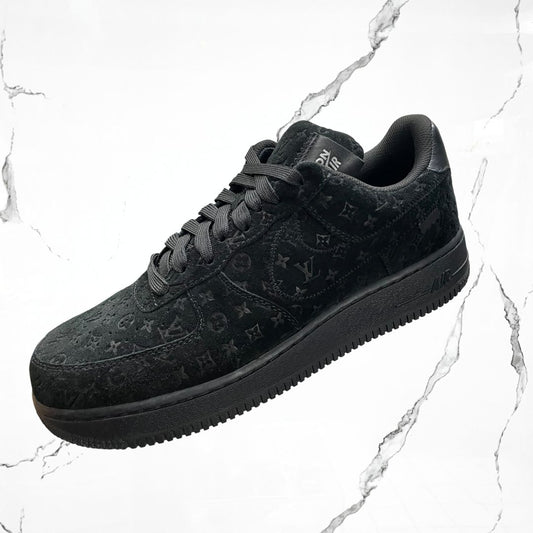 Louis Vuitton Nike Air Force 1 Low By Virgil Abloh Black (De Uso) - Urban Utility