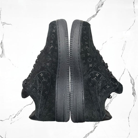 Louis Vuitton Nike Air Force 1 Low By Virgil Abloh Black (De Uso) - Urban Utility