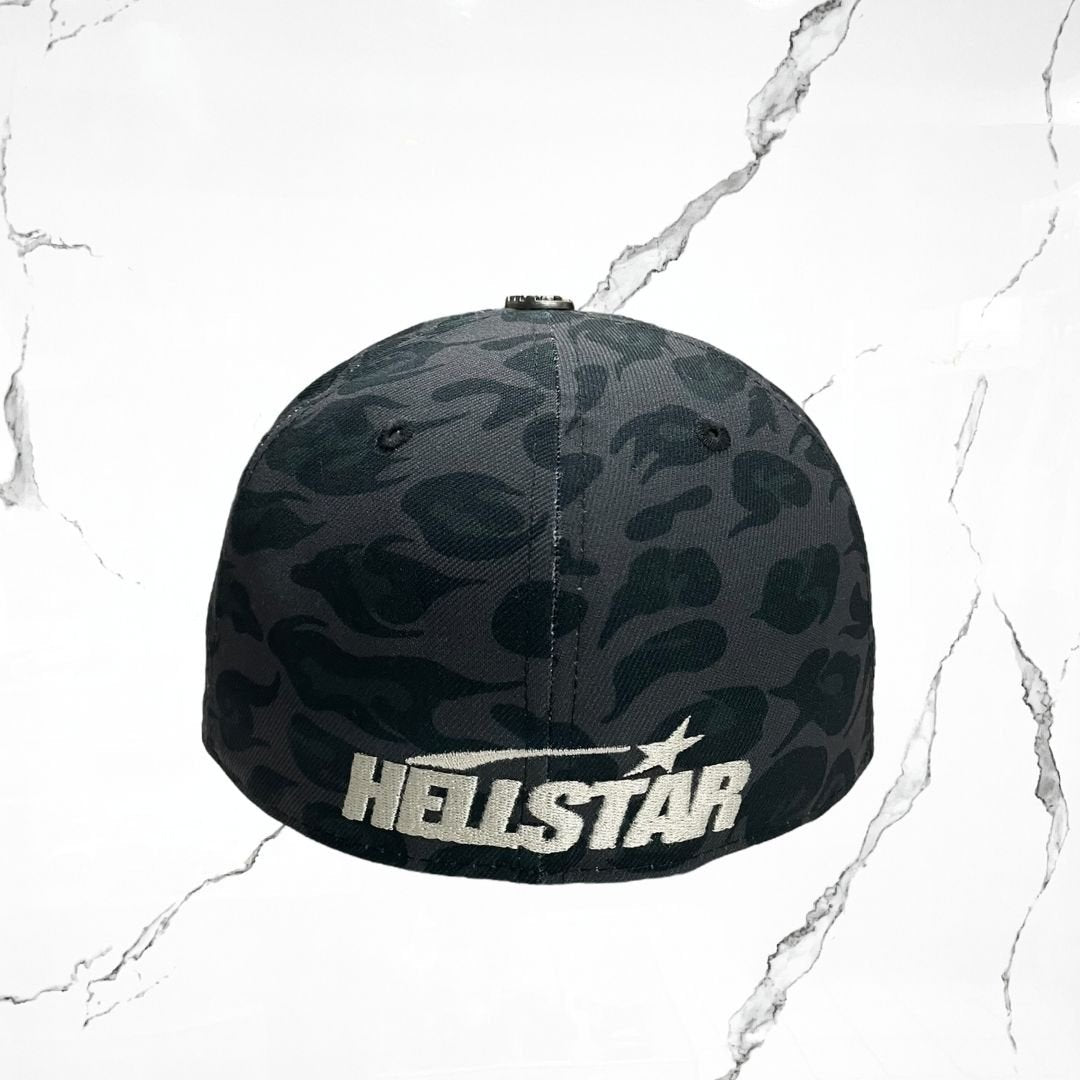 Hellstar Cheetah Print Fitted Hat - Urban Utility