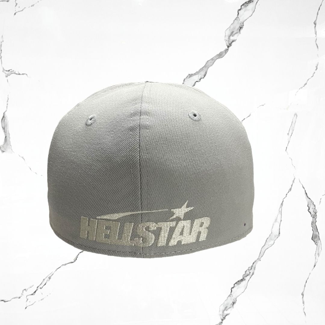 Hellstar Fitted Hat Grey Cap - Urban Utility