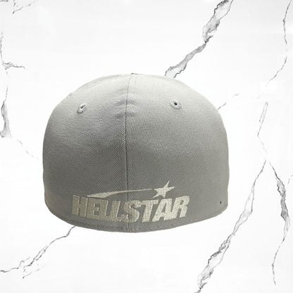 Hellstar Fitted Hat Grey Cap - Urban Utility