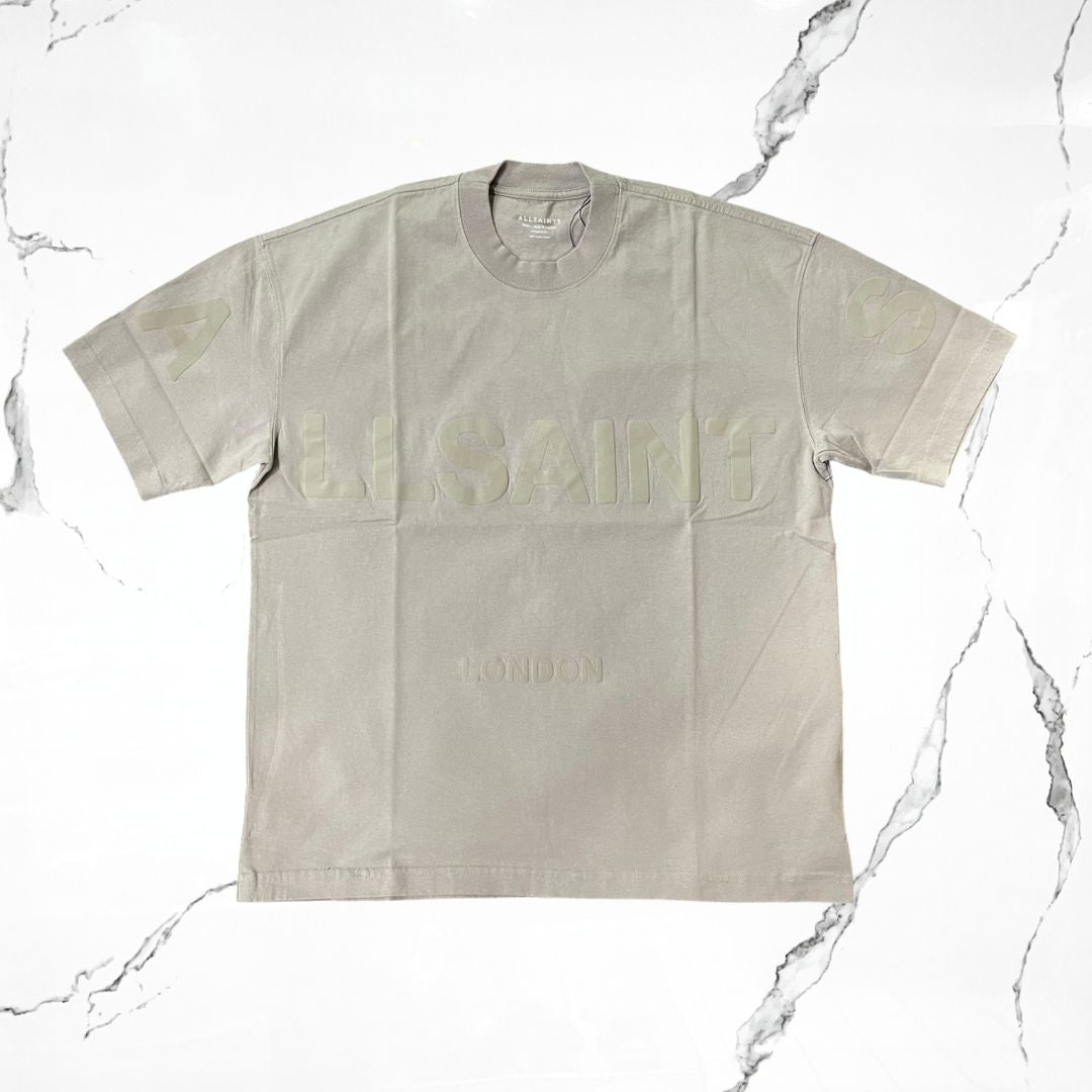 All Saints Biggy SS Crew Chestnut Brown T-shirt - Urban Utility