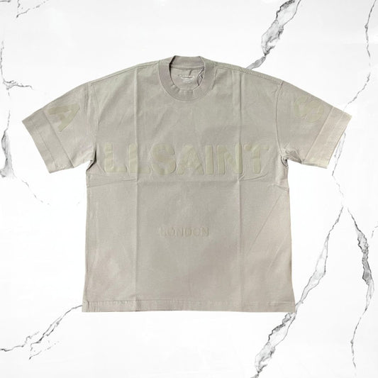 All Saints Biggy SS Crew Chestnut Brown T-shirt - Urban Utility