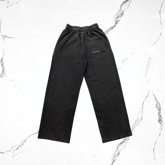 YoungLA Dark Wave Joggers Black Wash Pants