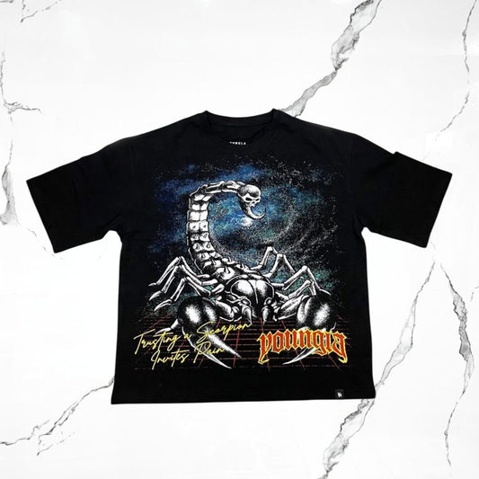 YoungLA Scorpion Tee + Jersey Set Black