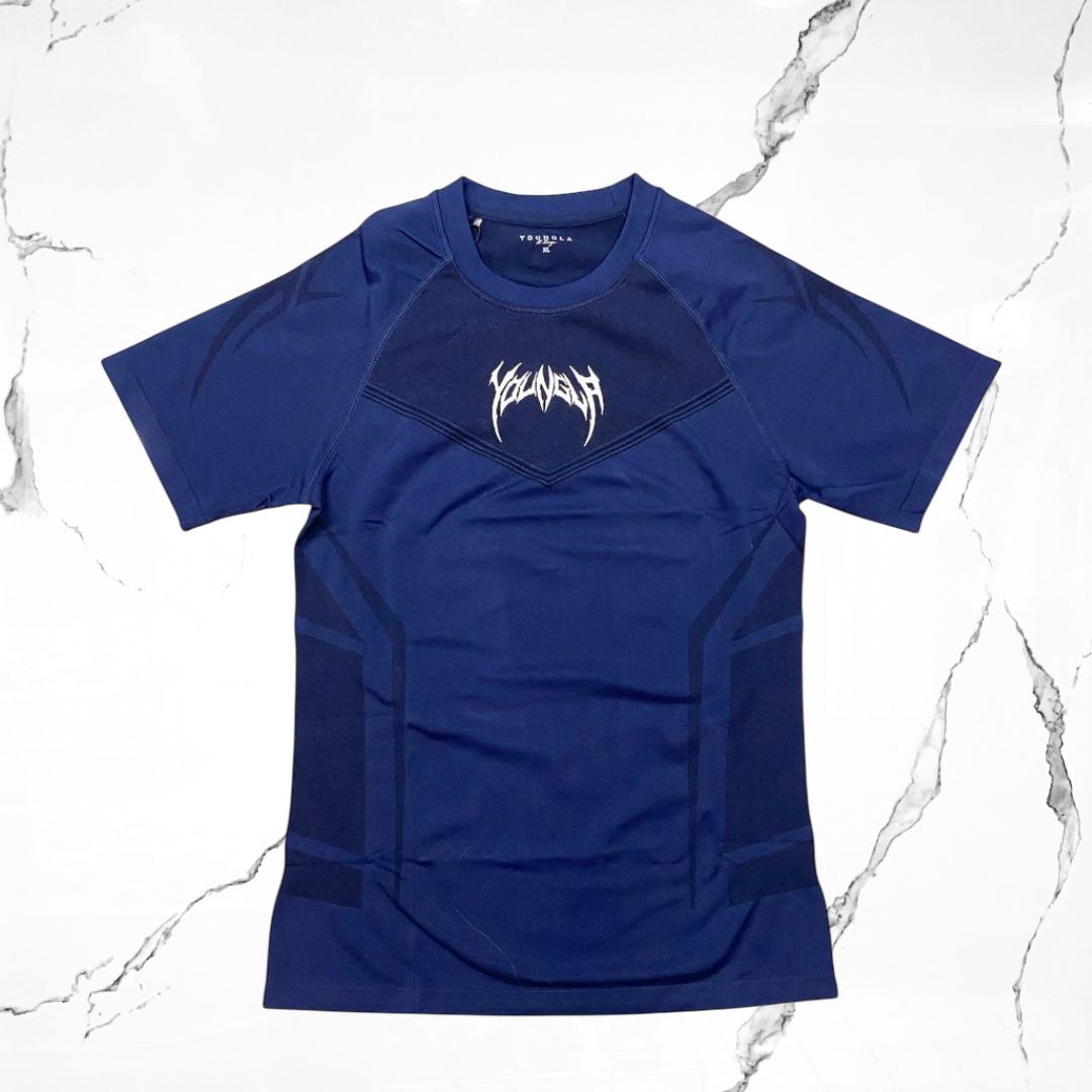YoungLA Warrior Compression Tees Navy - Urban Utility