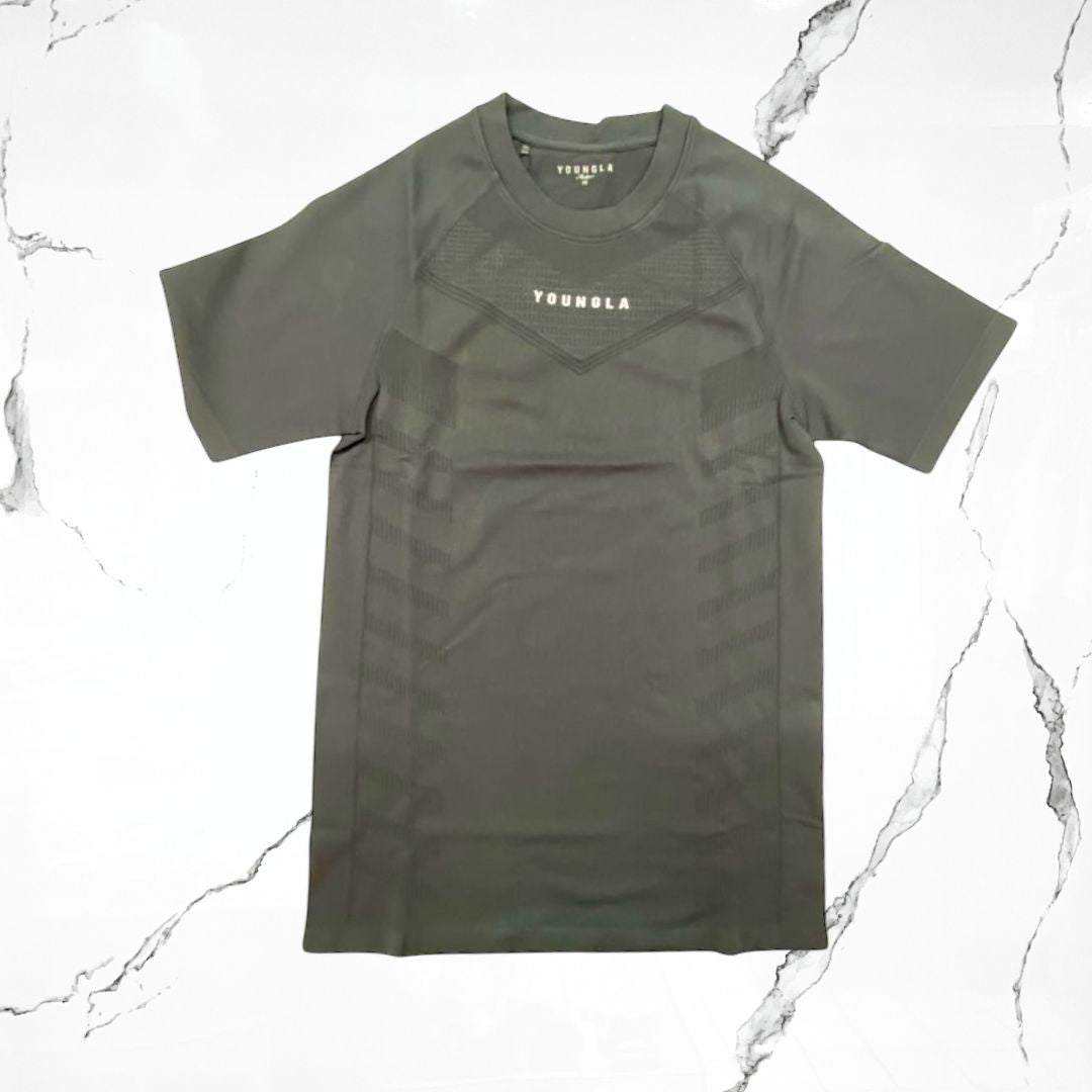 YoungLA SuperVillain Compression Tees Charcoal - Urban Utility