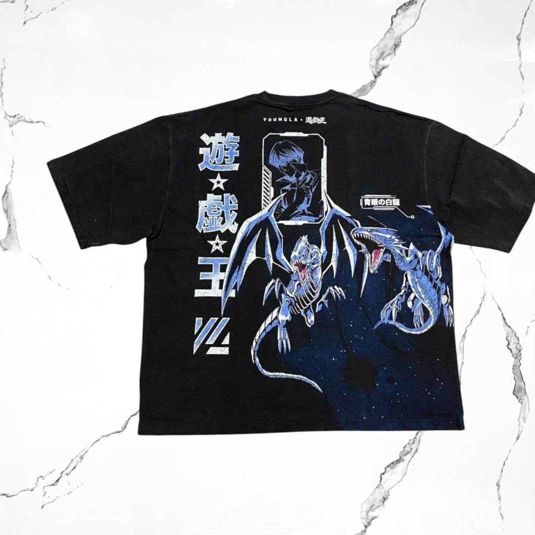 YoungLA Yu Gi OH Tees Blue Eyes T-shirt - Urban Utility