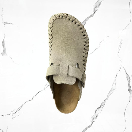 Birkenstock Boston Braided Suede Kith Taupe - Urban Utility