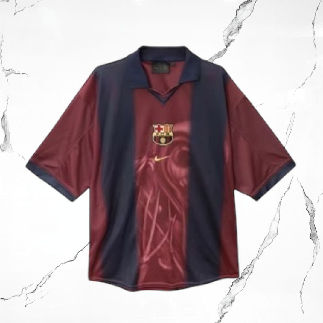 Travis Scott x Nike x FC Barcelona 2000/01 Home Skeleton Multicolor Jersey - Urban Utility