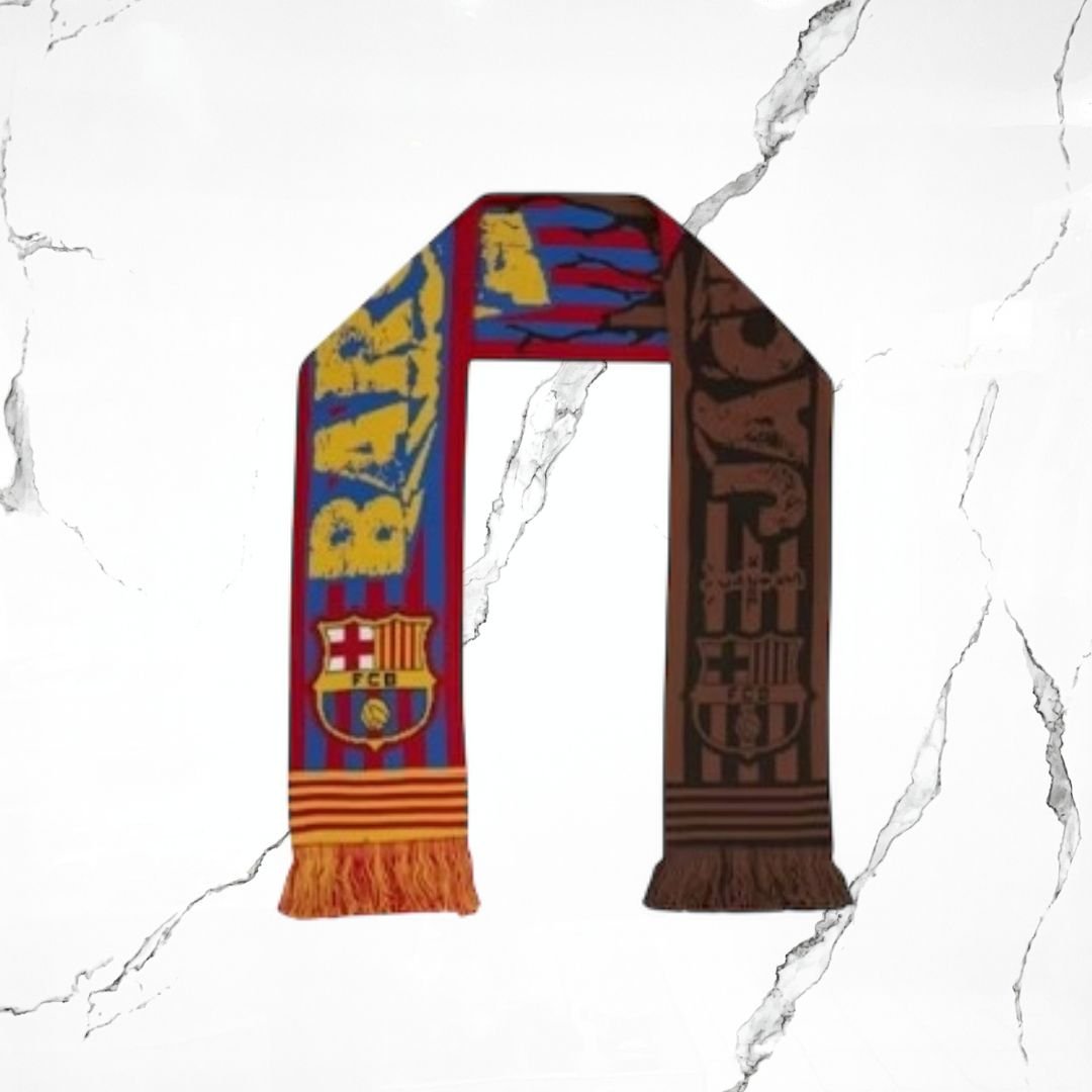 Travis Scott x FC Barcelona Jack Football Club Scarf Multicolor Bufanda - Urban Utility