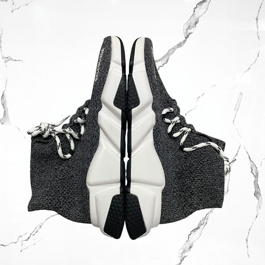 Balenciaga Speed Lace Up	Black Crystal (De Uso)