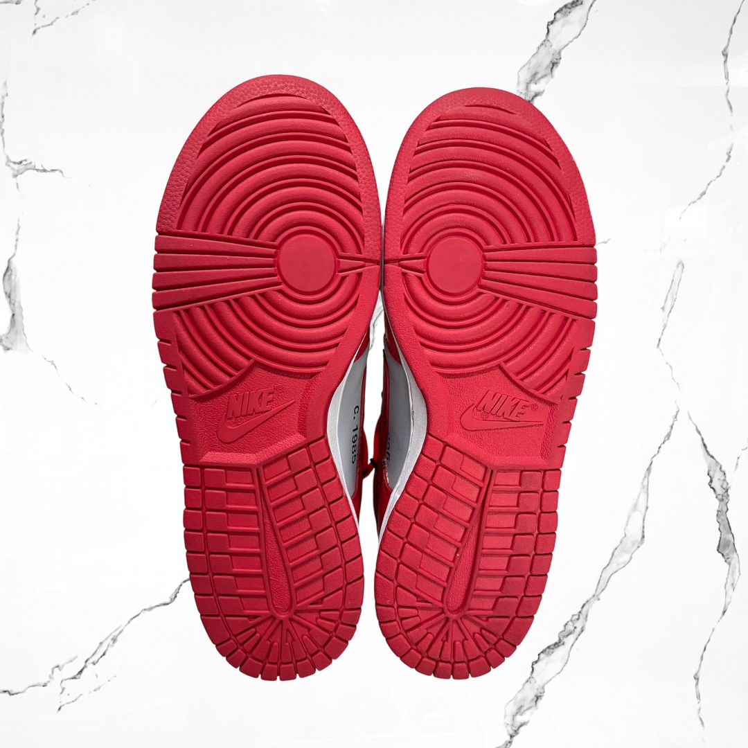 Dunk Low Off White University Red (De Uso) - Urban Utility