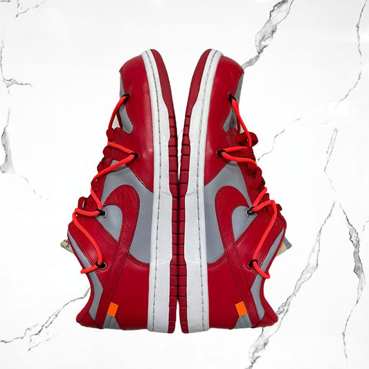Dunk Low Off White University Red (De Uso) - Urban Utility