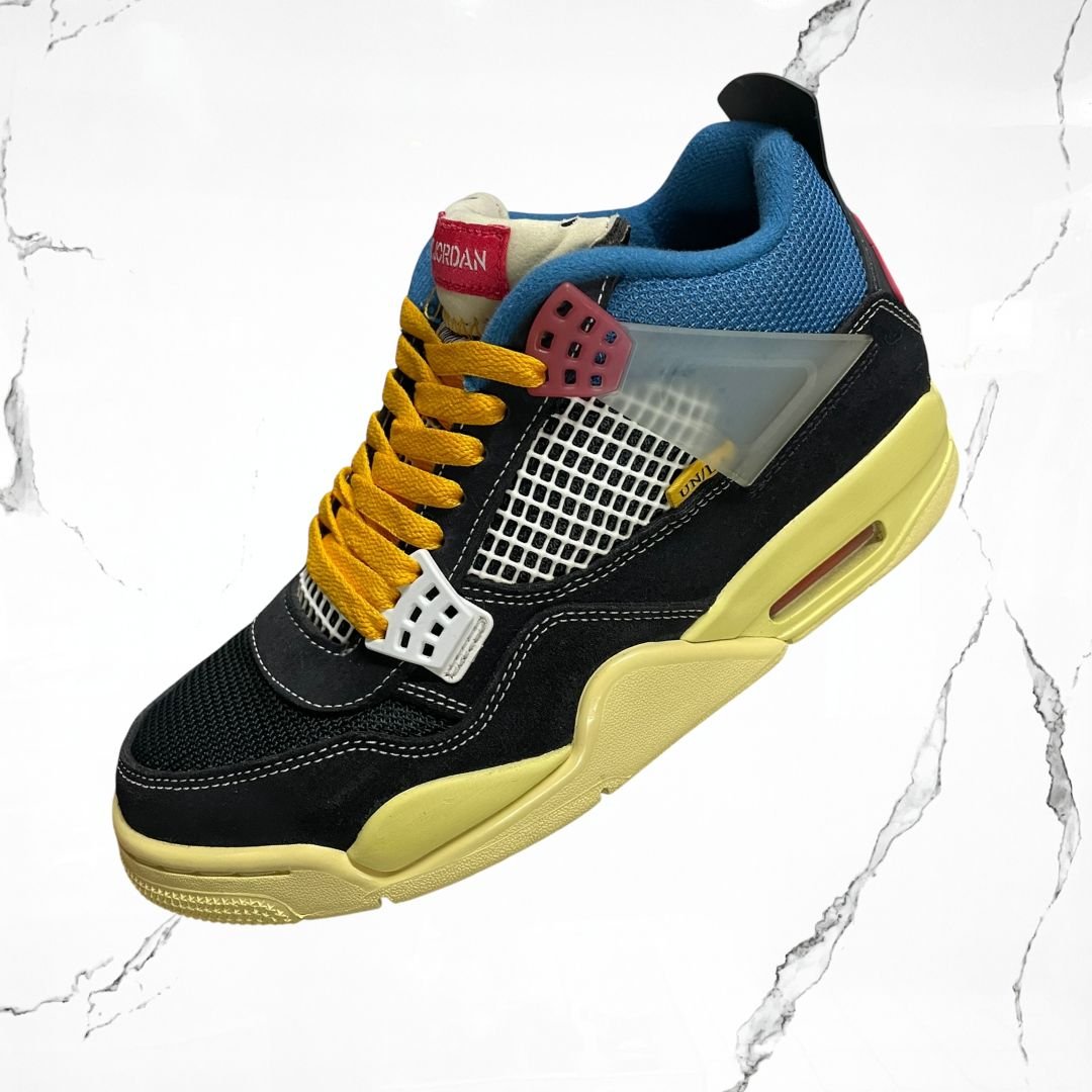 Jordan 4 Union Off Noir (De Uso) - Urban Utility