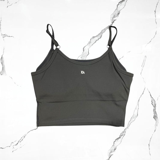 YoungLA Top Locked In Tank Charcoal - Urban Utility