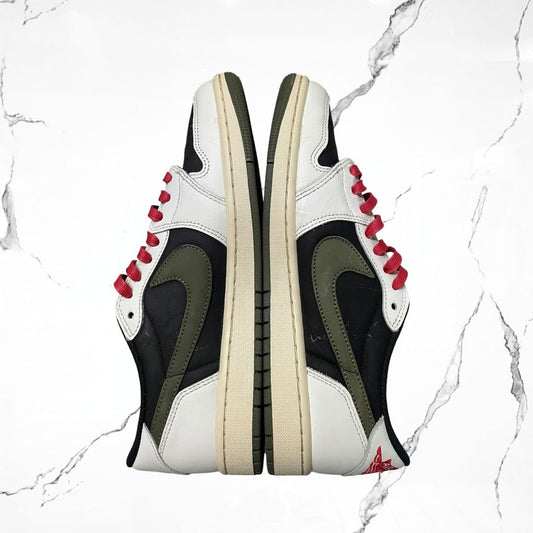 Jordan 1 Low OG Travis Scott Olive (W) (De Uso)