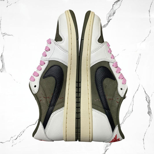 Jordan 1 Low OG Travis Scott Medium Olive (De Uso)