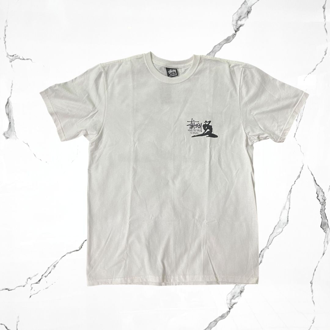 Stussy Relax Tee White T-shirt - Urban Utility