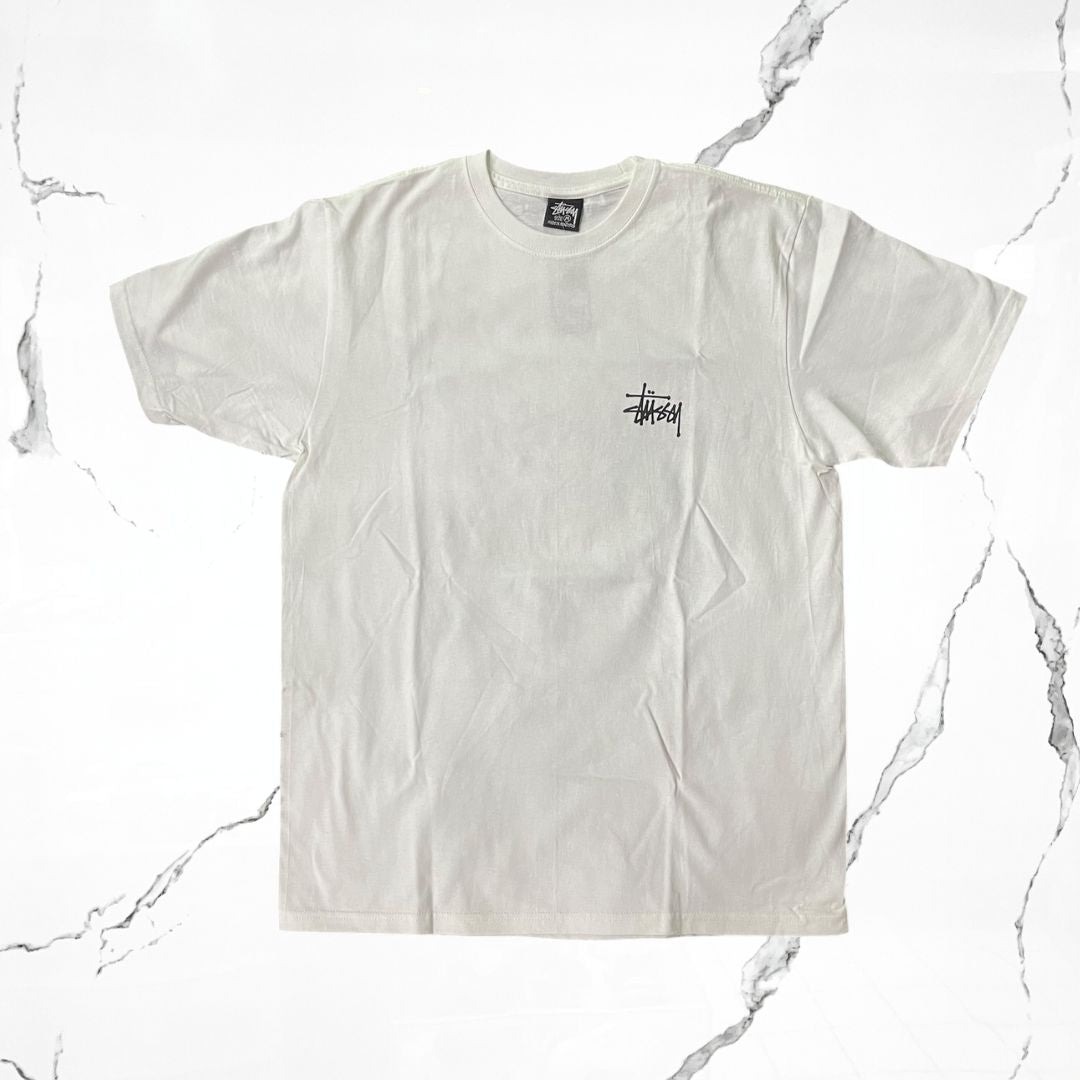 Stussy Basic Stussy Tee White T-shirt - Urban Utility