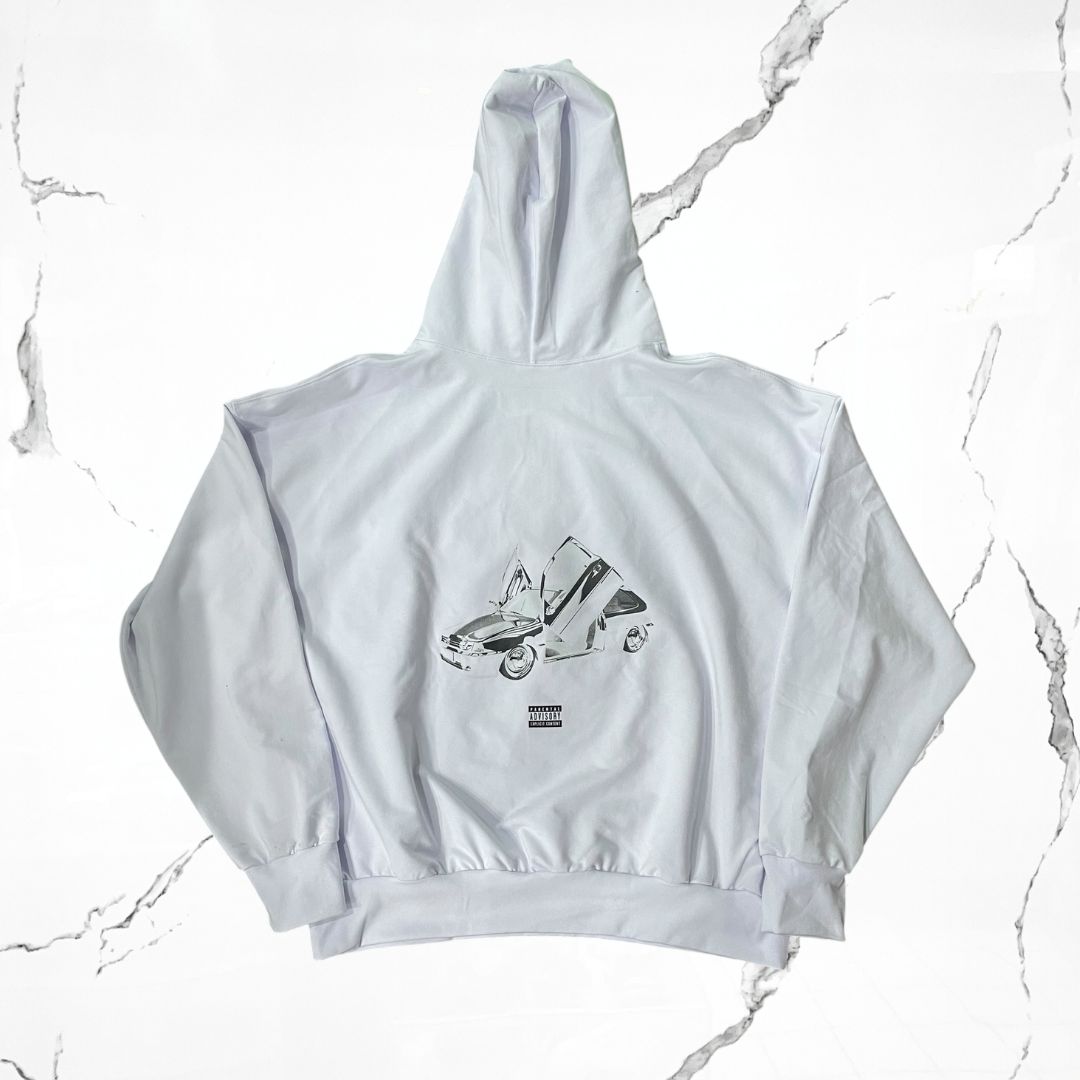J. Balvin White Hoodie - Urban Utility