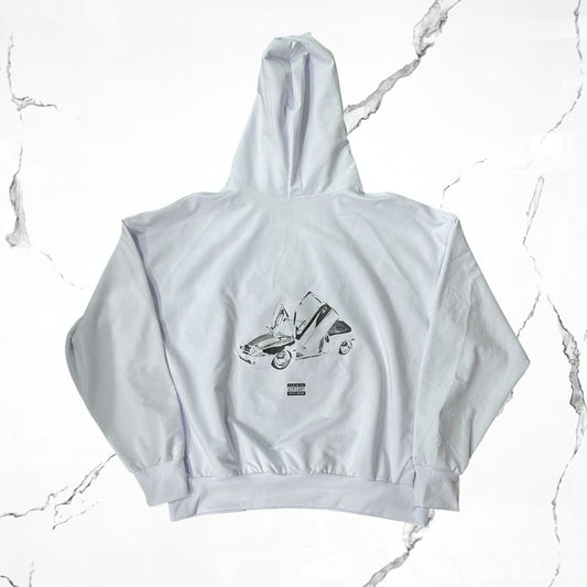 J. Balvin White Hoodie - Urban Utility