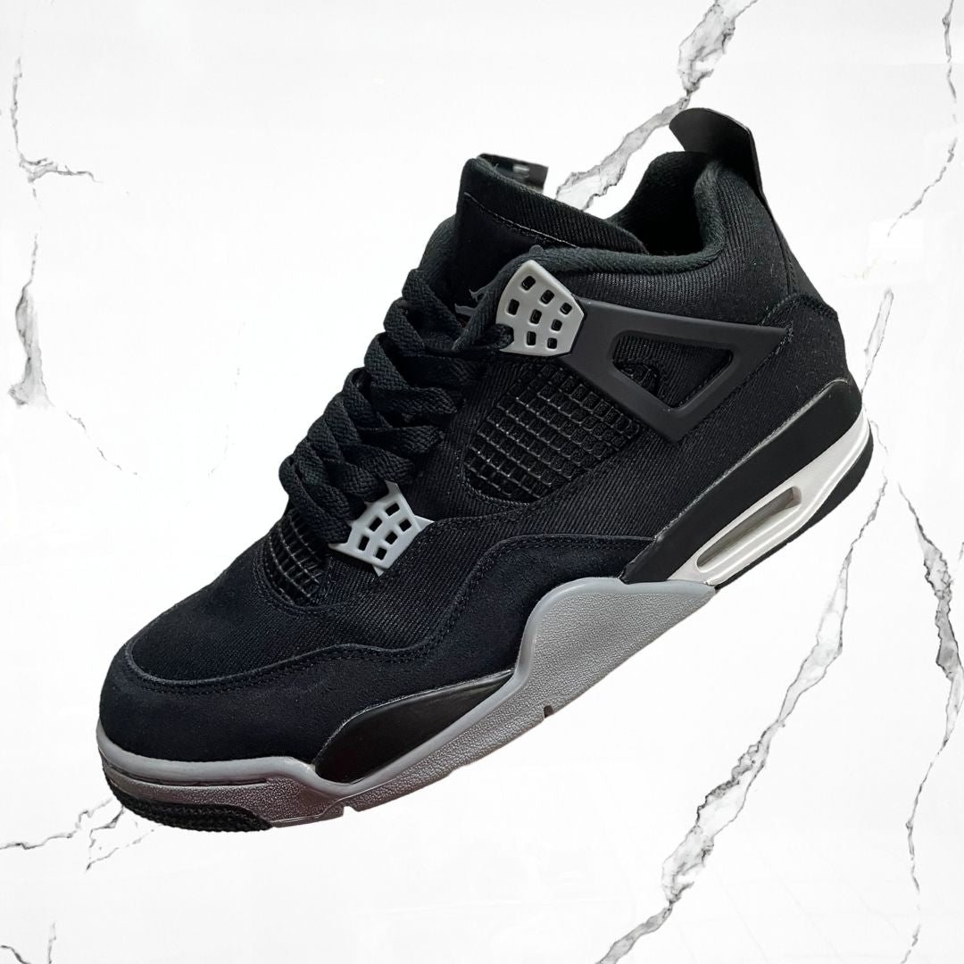 Jordan 4 Black Canvas (De Uso) - Urban Utility