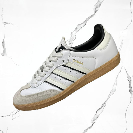 Adidas Samba OG Off White Core Black (De Uso)
