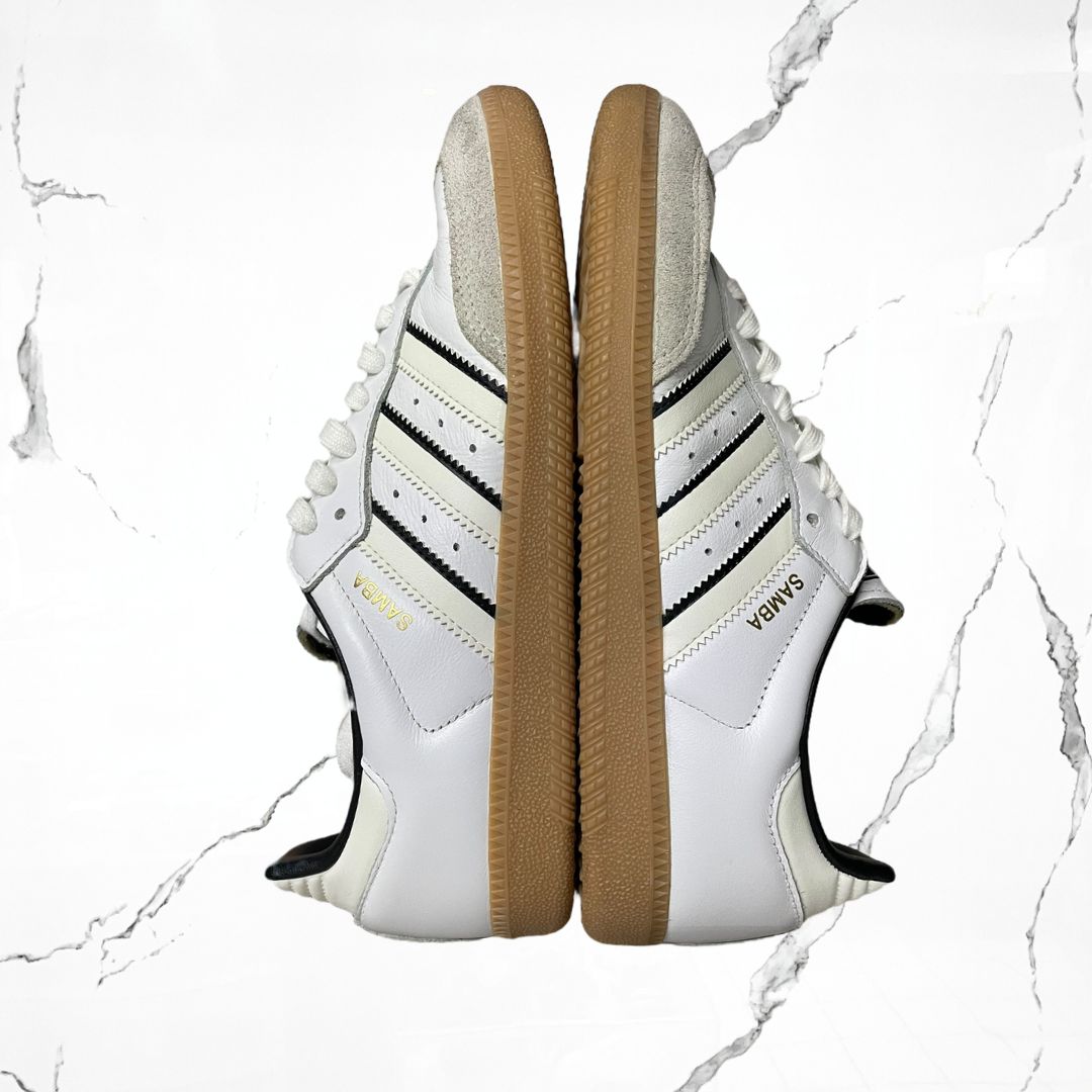 Adidas Samba OG Off White Core Black (De Uso)