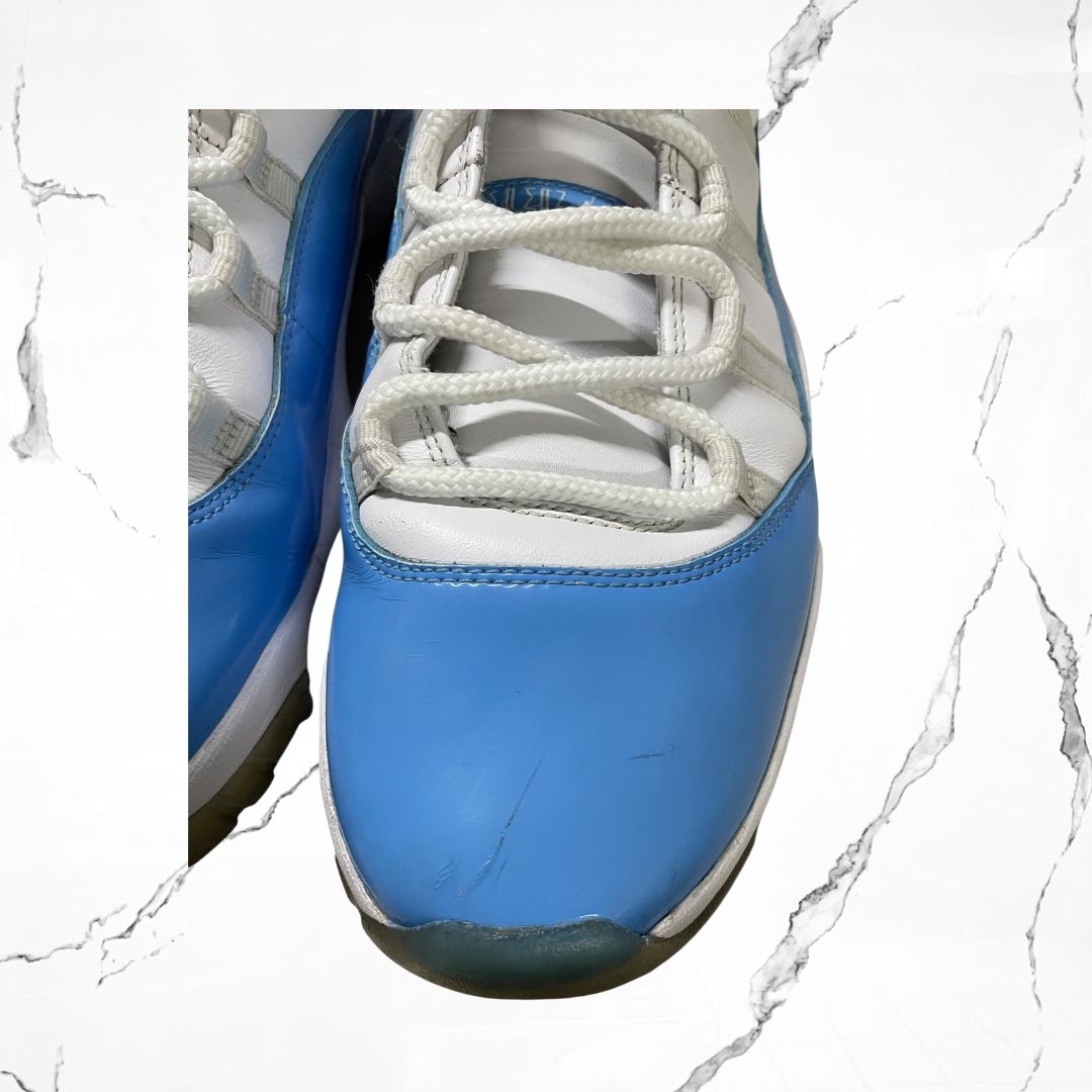 Jordan 11 Low University Blue (2017) (De Uso)