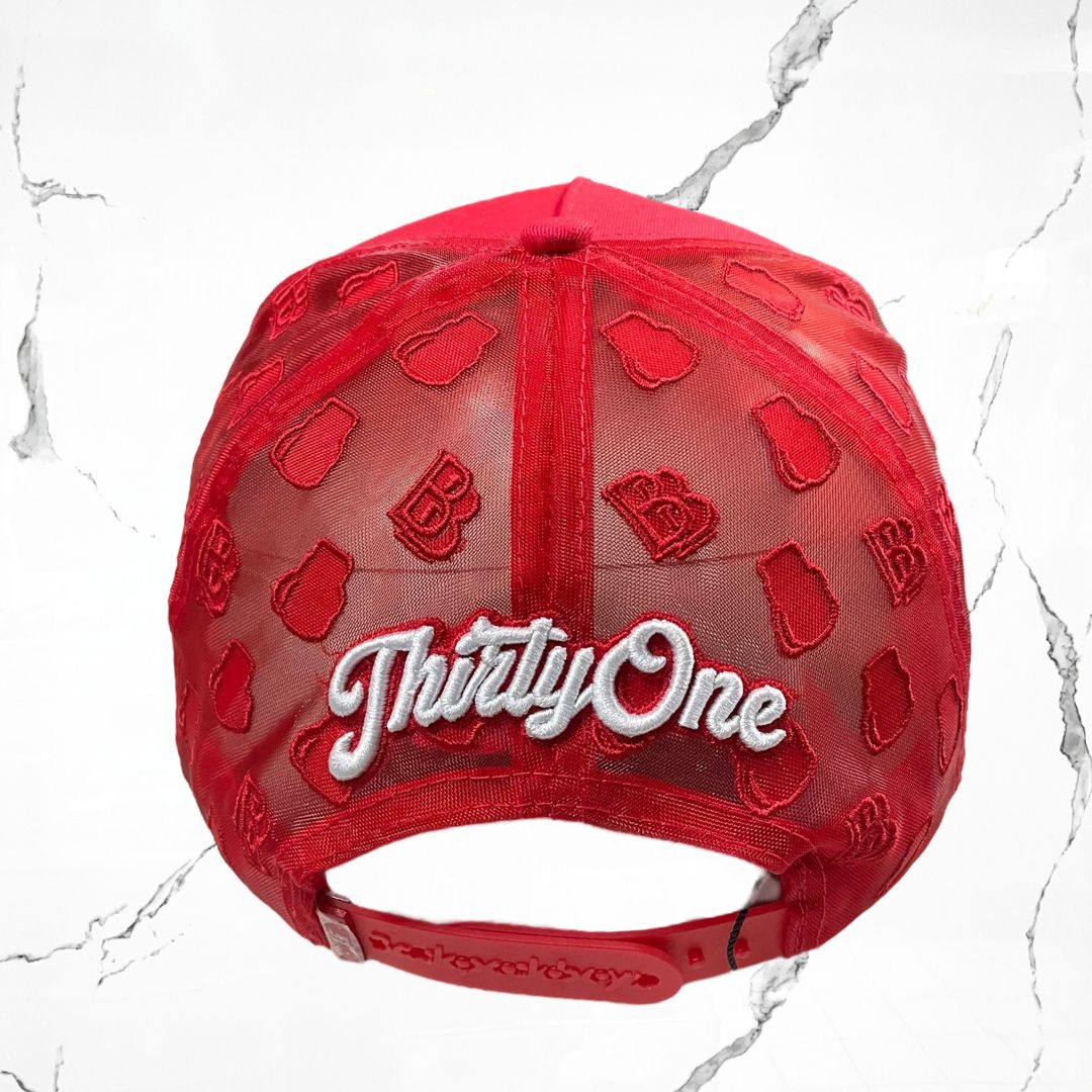 Thirty One Hats La Mochila Red Cap