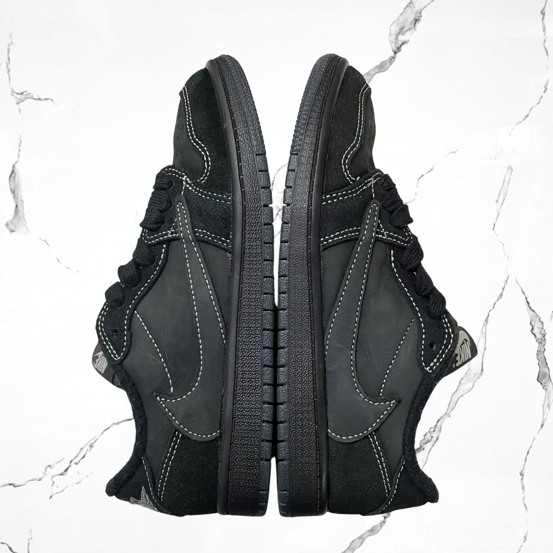 Jordan 1 Low OG Travis Scott Black Phantom (PS) (De Uso)