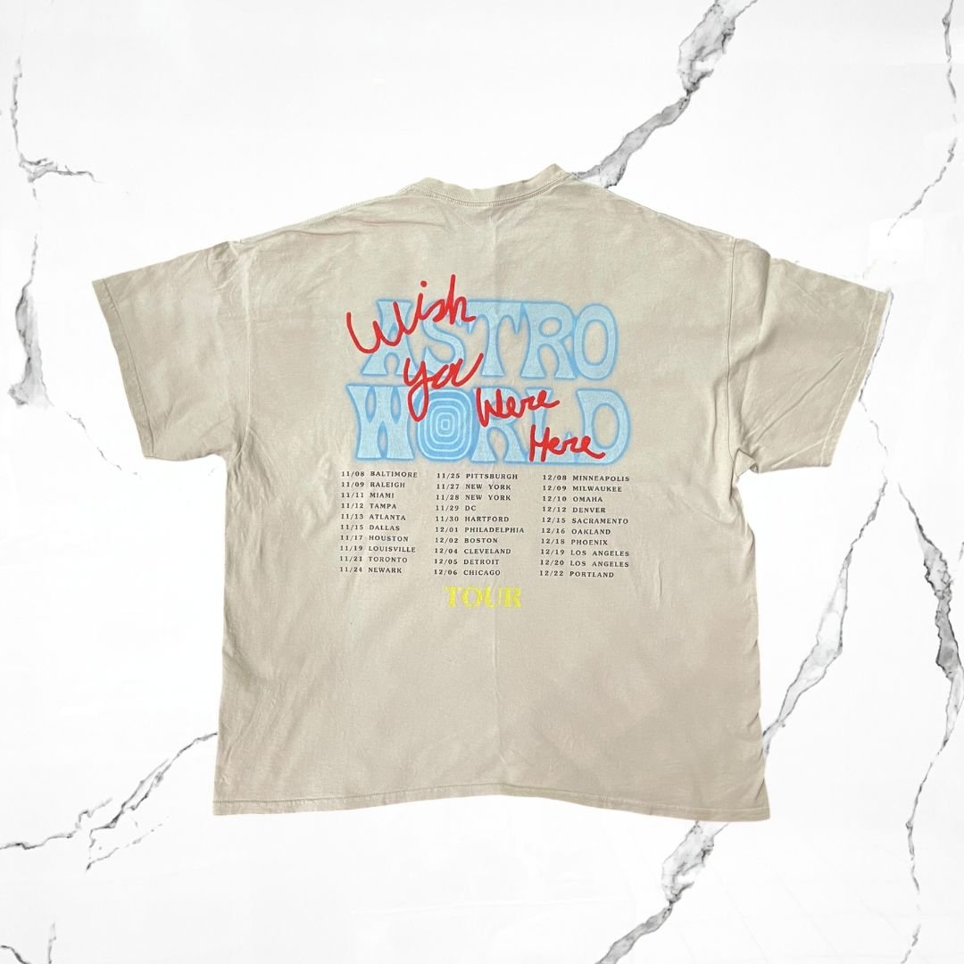 Travis Scott Sicko Mode Sand T-shirt (De Uso) - Urban Utility