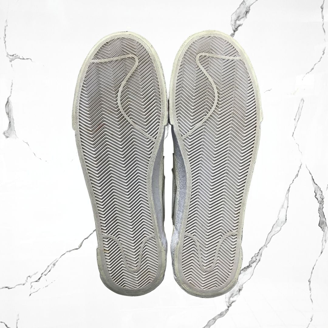 Nike Blazer Low Sacai White Patent Leather (De Uso) - Urban Utility
