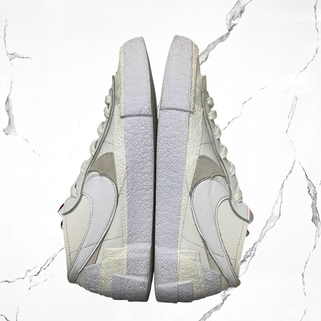 Nike Blazer Low Sacai White Patent Leather (De Uso) - Urban Utility