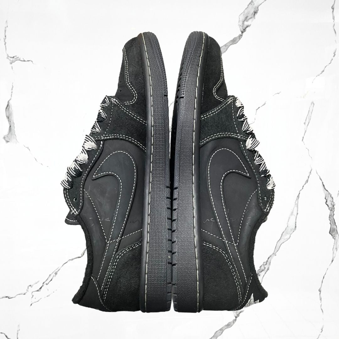 Jordan 1 Low OG Travis Scott Black Phantom (De uso)
