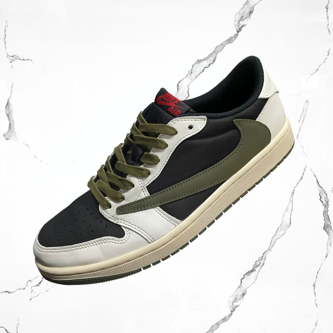 Jordan 1 Low OG  Travis Scott Olive (W) (De Uso)