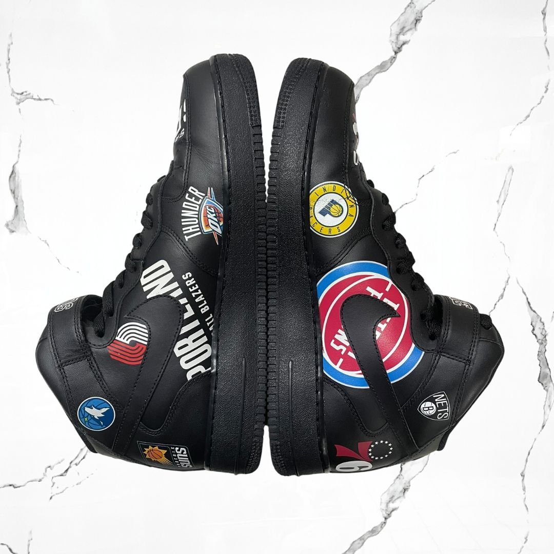 Air Force 1 Mid Supreme NBA Black (De Uso) - Urban Utility
