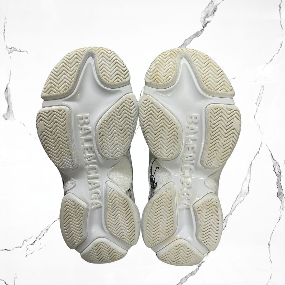 Balenciaga Triple S Sketch White (De Uso) - Urban Utility