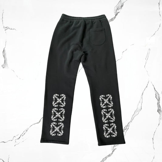 Off - White Bandana Arr Sweatpant Black White Pants - Urban Utility
