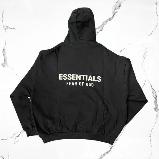 Essentials Black White Hoodie
