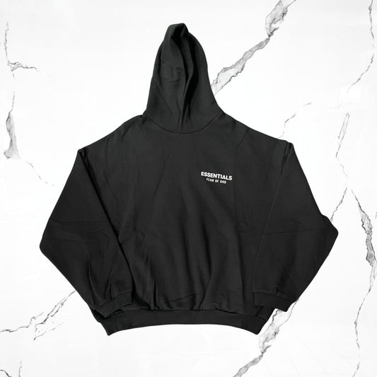 Essentials Black White Hoodie