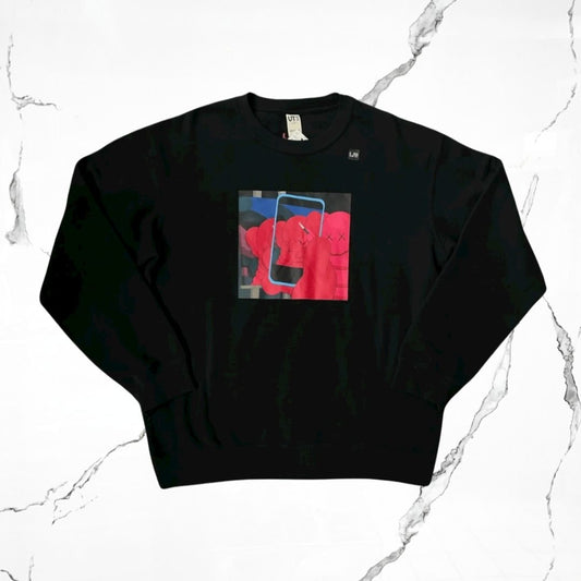 Uniqlo Kaws x Andy´s Warhol Black Red Crewneck Sweater - Urban Utility