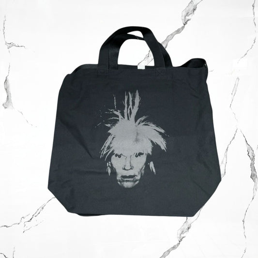 Uniqlo Kaws x Andy´s Warhol Robot Black Tote Bag - Urban Utility