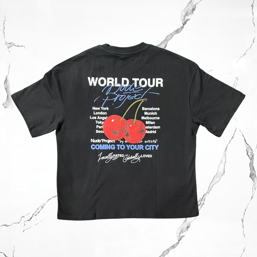 Nude Project Nude Tour Tee Black T-shirt - Urban Utility