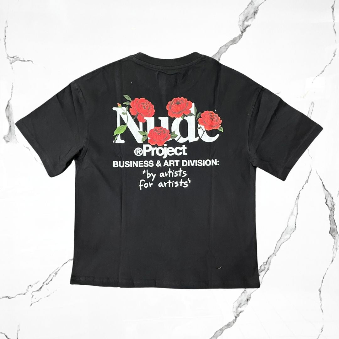 Nude Project Play Whit Logo Tee Black T-shirt - Urban Utility