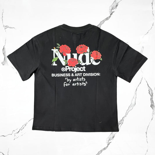 Nude Project Play Whit Logo Tee Black T-shirt - Urban Utility