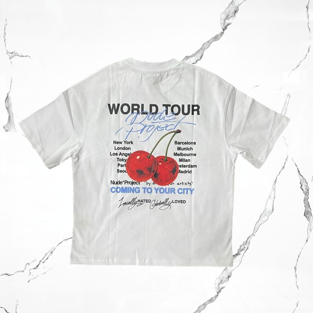 Nude Project Nude Tour Tee White T-shirt - Urban Utility
