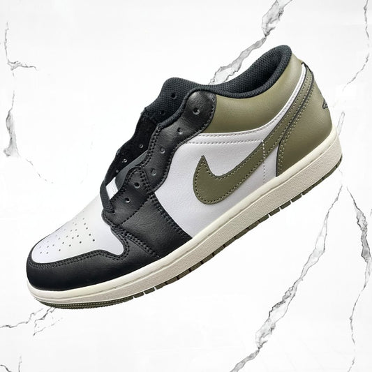 Jordan 1 Low Black Toe Medium Olive - Urban Utility